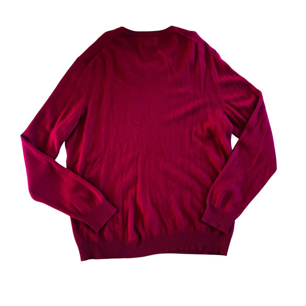 Club Room Men’s 100% Cashmere V-Neck Sweater | Large - Picture 2 of 4